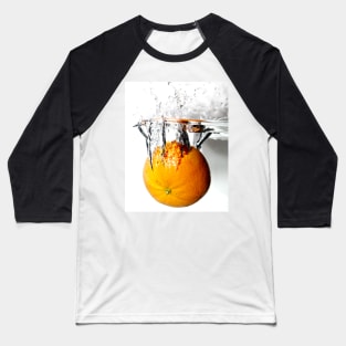 splashing orange Baseball T-Shirt